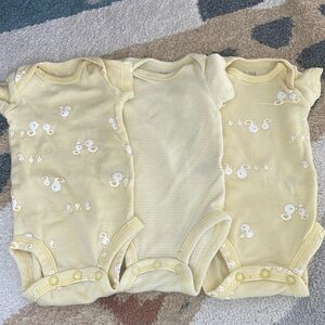 3 Newborn onesies- great for Easter!